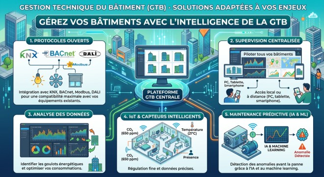 Gérez vos batiments avec l'intelligence de la GTB