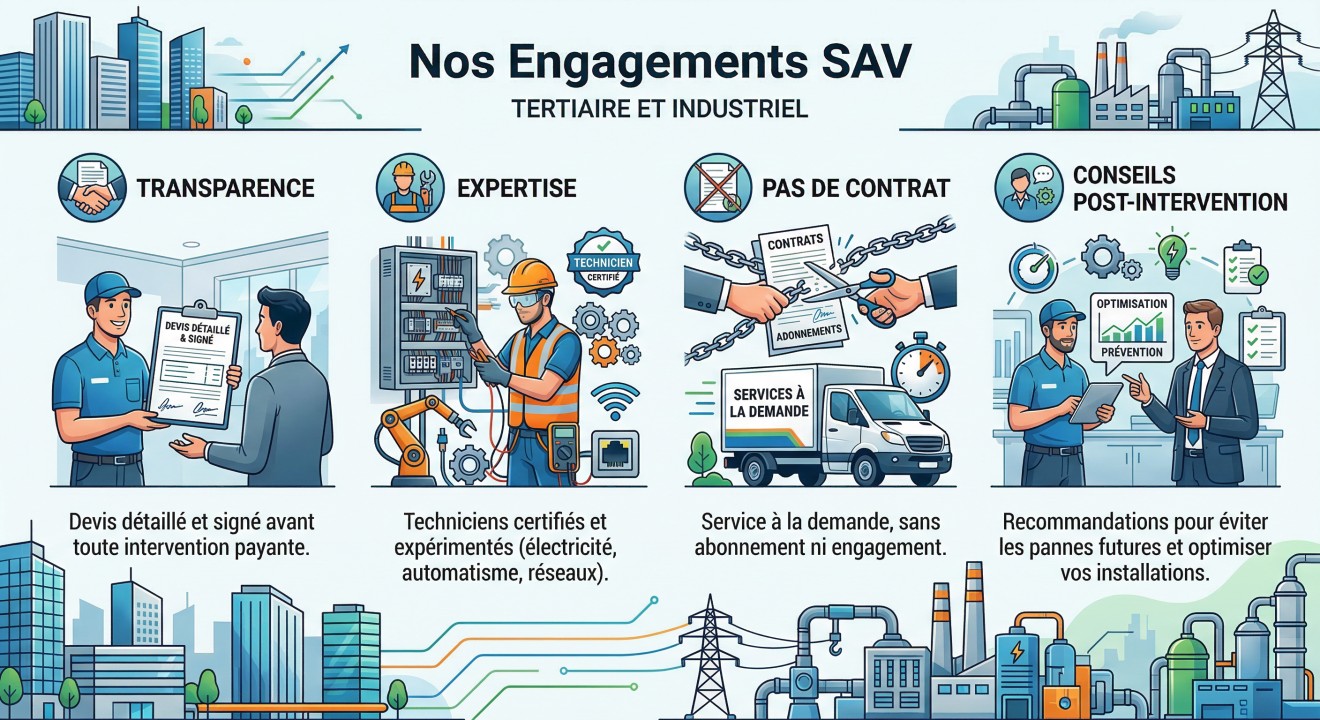 Nos engagements SAV pro