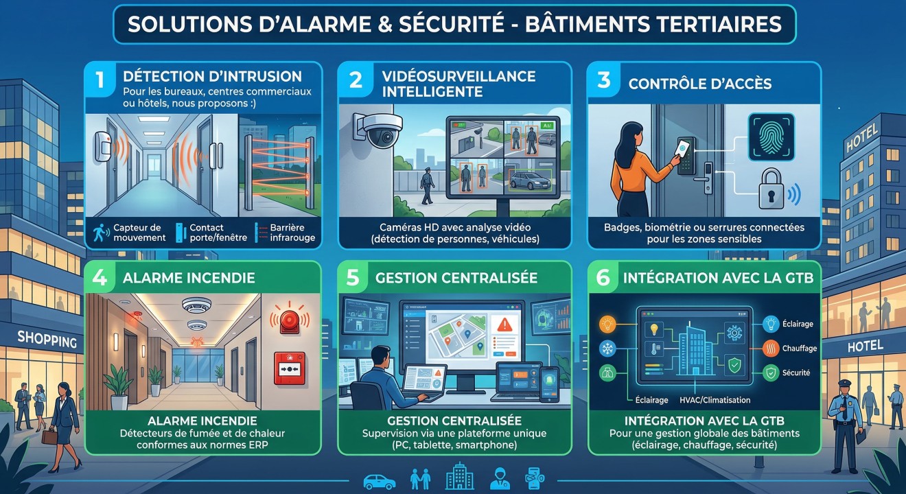 Solutions pour batiment tertiaire