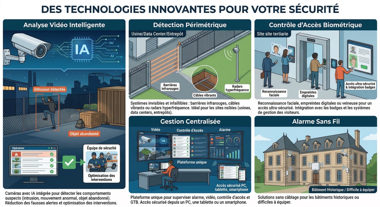 Technologies innovantes pour la sécurité