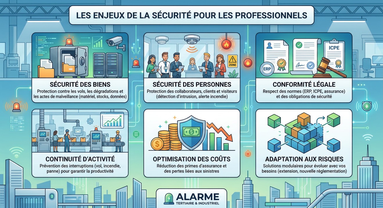 Les enjeux de la sécurité pour les professionnels