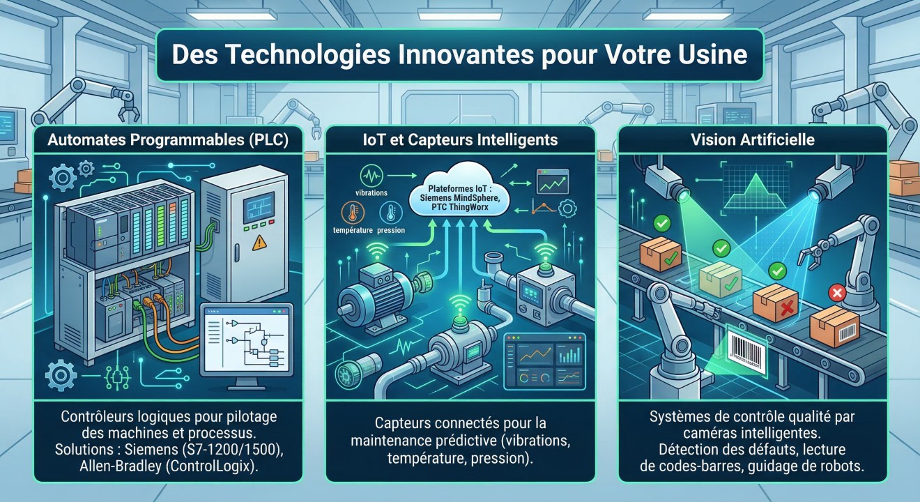 Illustration technologies innovantes automatisme