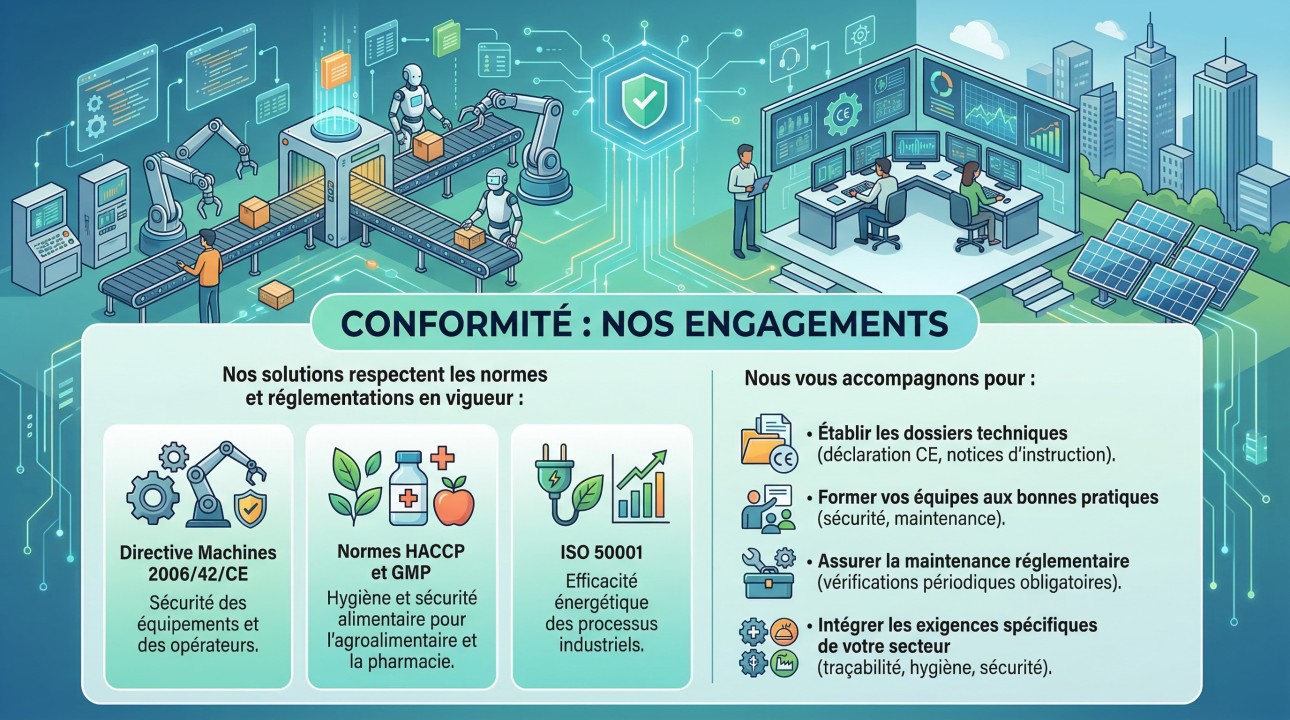 Illustration de nos engagements en conformité