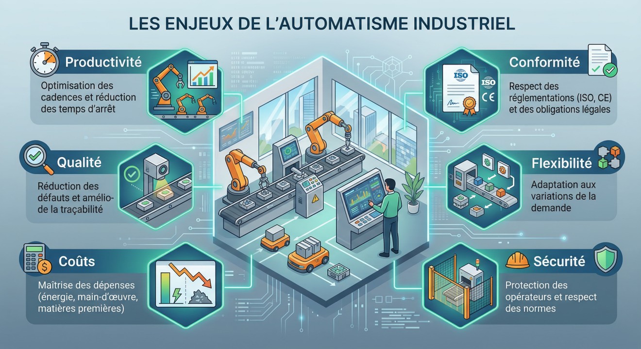 Illustration des enjeux de l'automatisation