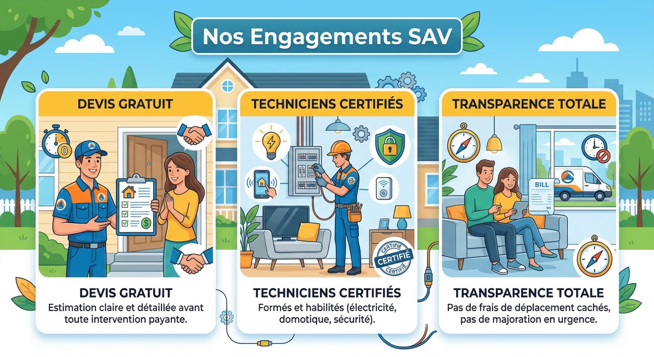 Nos engagements en SAV pour particuliers