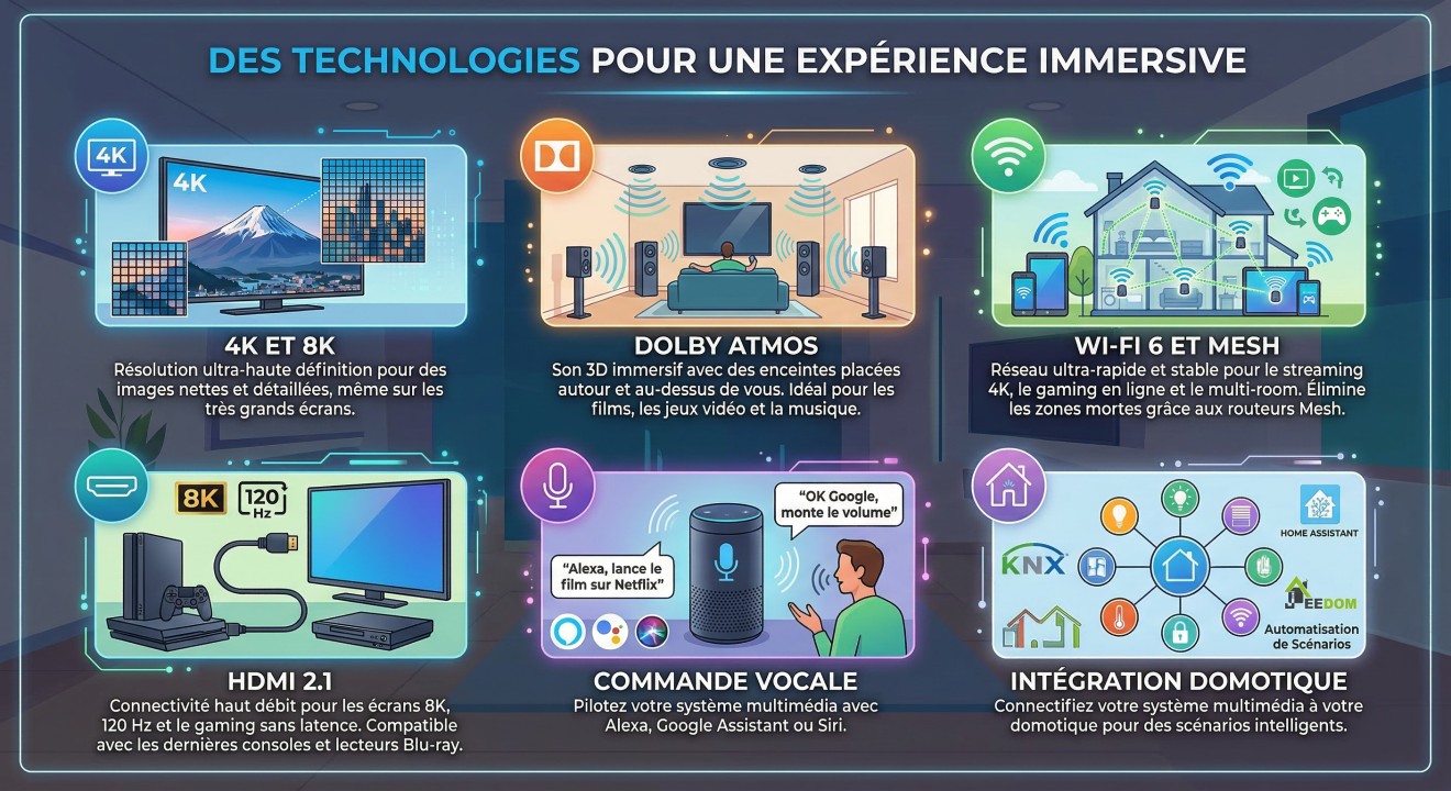 Illustration des technologies multimedia