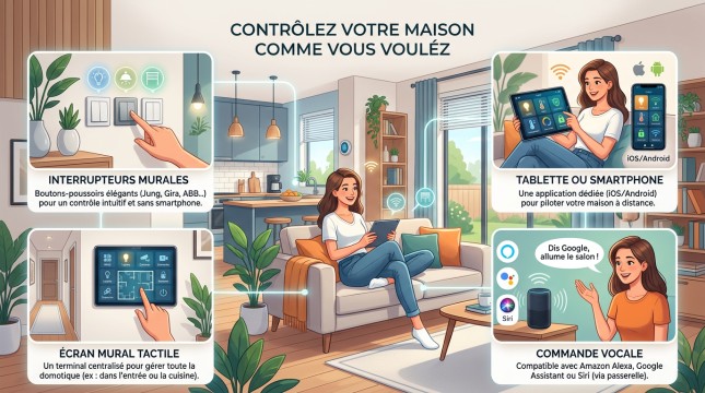 Controlez votre maison comme vous voulez