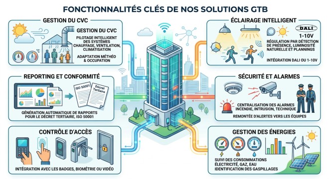 Fonctionnalités clefs de nos solutions GTB