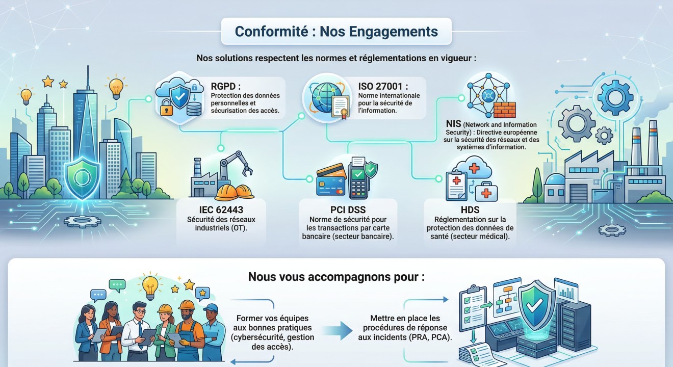 Nos engagements en réseaux