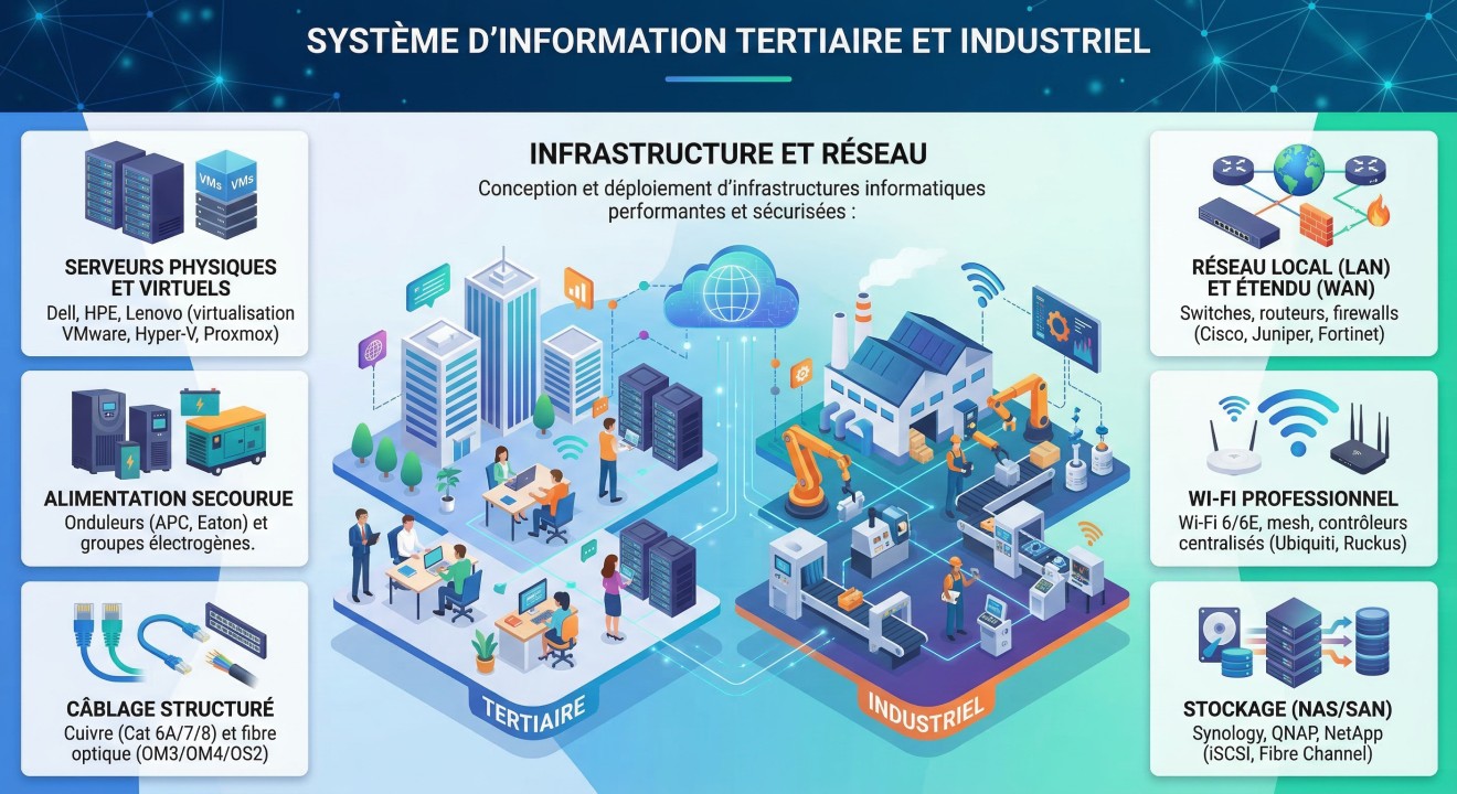 Solutions infrastructures et réseaux