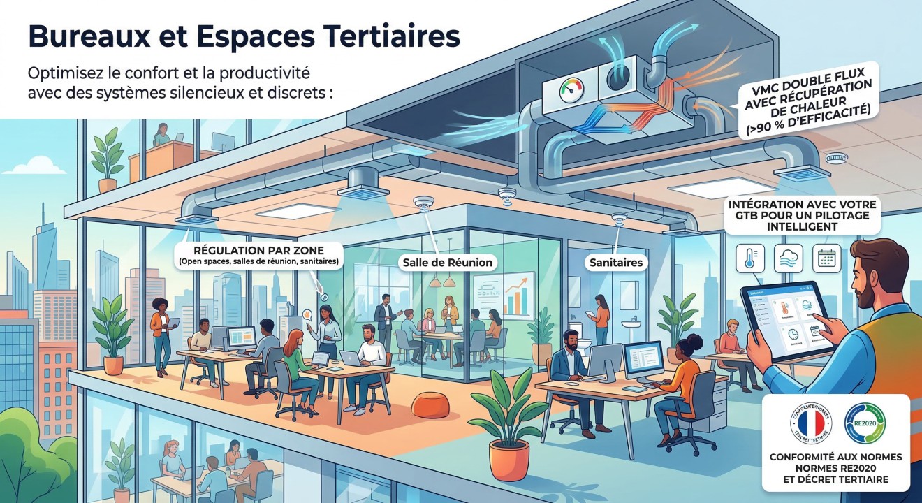 Illustration Ventilation Tertiaire