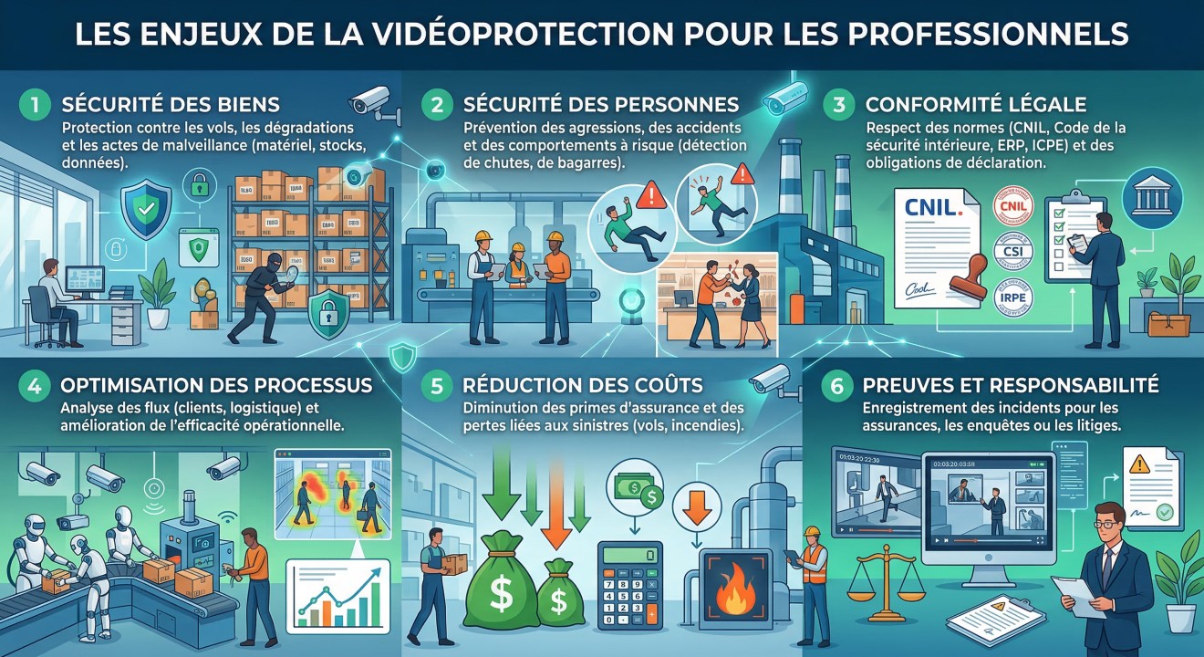 Enjeux de la vidéo protection pour les pro